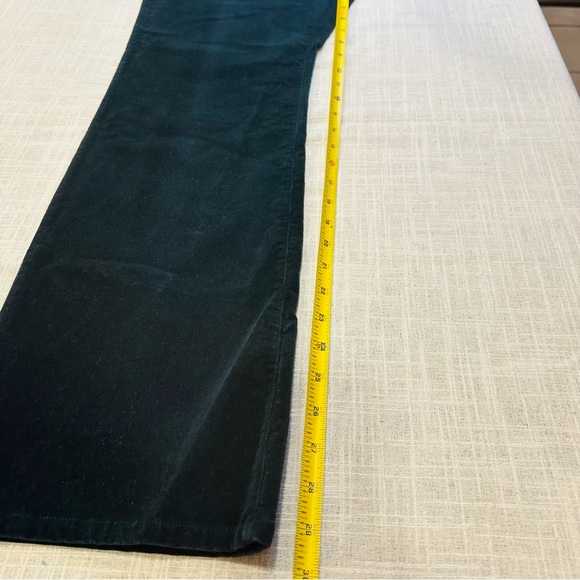 Soft Surroundings Velour Pull-On Pants – Dark Green– Lounge Stretch L - Picture 5 of 6